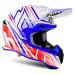 AIROH Terminator 2.1 Cleft T2SCL38 motocross helma modrá/červená