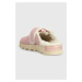 Semišové papuče Sorel VIIBE CLOG SUEDE COZY růžová barva, 2048521