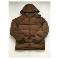 Karl Kani Retro Hooded Puffer Jacket brown