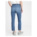 Modré dámské džíny high rise cigarette jeans with secret smoothing pockets with W