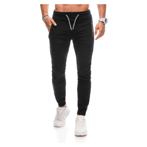 Inny Trendy černé jedinečné jogger kalhoty P1383