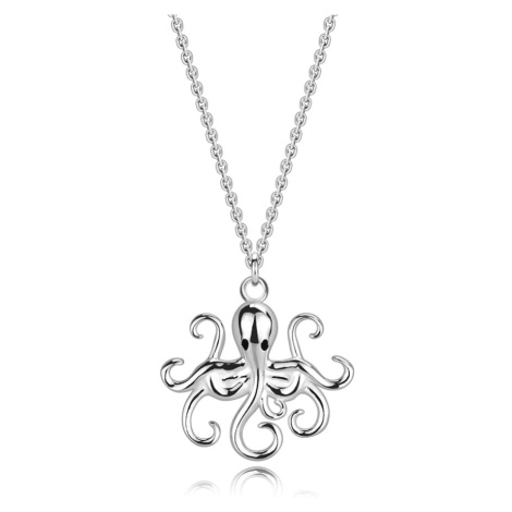 Stříbrný náhrdelník 925 - chobotnice s chapadly, malé černé oči Šperky eshop