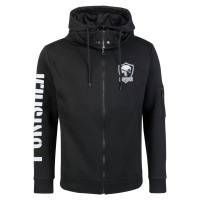 The Punisher Logo Skull Mikina s kapucí na zip černá