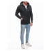 Men's zip-up sweatshirt B1641 - dark grey