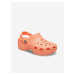 Oranžové dámské pantofle Crocs