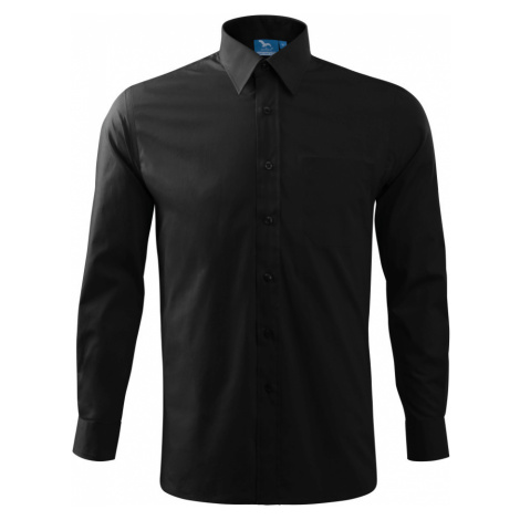 Malfini Shirt long sleeve Pánská košile 209 černá