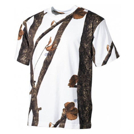 Tričko US T-Shirt lovecká camo zimní Max Fuchs
