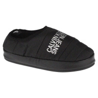 ČERNÉ DÁMSKÉ PANTOFLE CALVIN KLEIN HOME SHOE SLIPPER W WARM LINING Černá