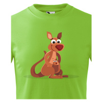 Dětské triko s klokanem - triko s motivem klokana na narozeniny či Vánoce