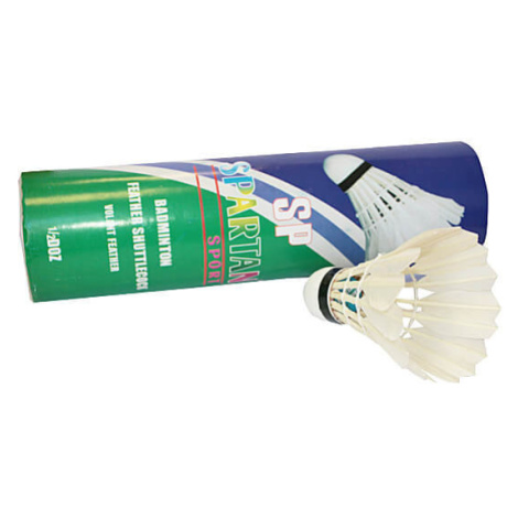 Péřové míčky na badminton Spartan Natur Feder