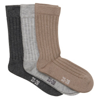 Minymo dětské vlněné ponožky set 3 kusů 5980 - 123