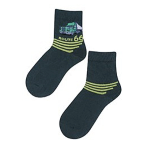 Gatta G34 socks. N01 Cottoline Boys Modeled 27-32 green 245