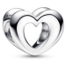 Pandora Romantický stříbrný korálek Srdce Moments 792492C00
