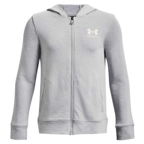 Under Armour RIVAL TERRY Juniorská mikina, šedá, velikost