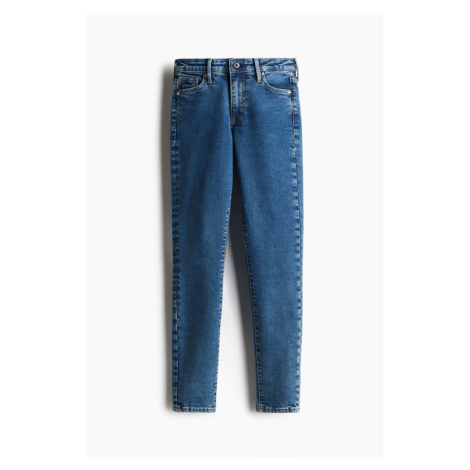 H & M - Skinny Regular Ankle Jeans - modrá H&M