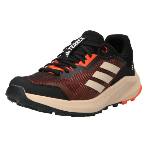 ADIDAS TERREX Sportovní boty 'TRAILRIDER' světle béžová / oranžová / černá / bílá