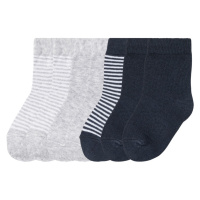 lupilu® Chlapecké ponožky s BIO bavlnou, 7 párů (námořnická modrá/šedá/bílá)