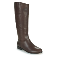 Lauren Ralph Lauren JUSTINE-BOOTS-TALL BOOT Hnědá