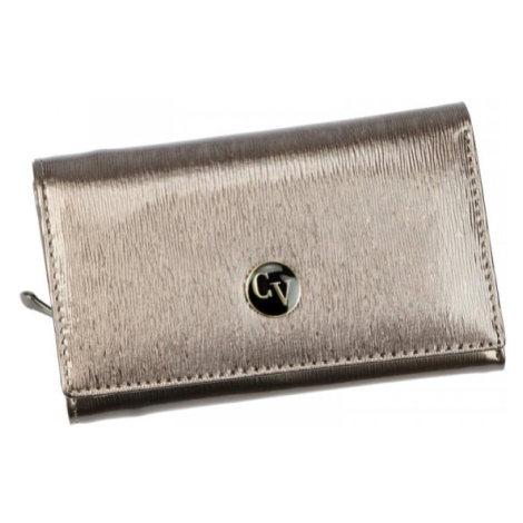 Dámská kožená peněženka lakovaná pískově šedá - Cavaldi H291 šedá