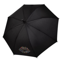Doppler Long Flex AC Kiss black UV Protection - dámský holový vystřelovací deštník