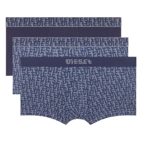 Spodní prádlo diesel umbx-damien 3-pack boxer-shorts modrá