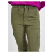 Zelené dámské plátěné cargo kalhoty GAP