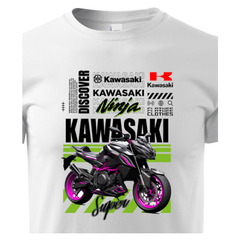 Pánské triko Kawasaki Ninja - tričko pro milovníky motorek BezvaTriko