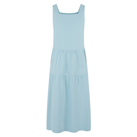 Dívč šaty 7/8 Length Valance Summer Dress - modré Urban Classics