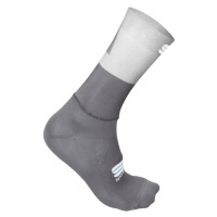 SPORTFUL Cyklistické ponožky klasické - PRO LIGHT - šedá/bílá