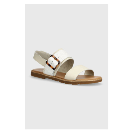 Kožené sandály Sorel ELLA III SLINGBACK dámské, béžová barva, 2069721191