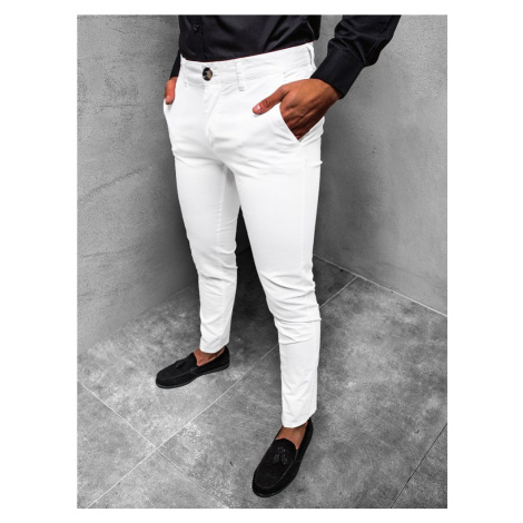 Chinos kalhoty v bílé barvě JB/JP1146/2
