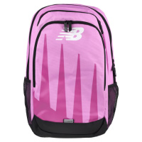 RŮŽOVÝ BATOH NEW BALANCE OVERSIDEZ PRINT BACKPACK Tmavě růžová