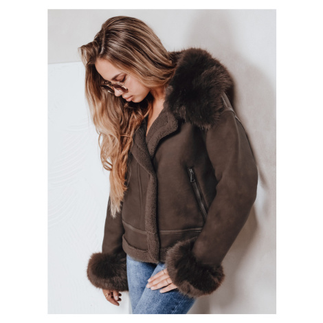 Dámská bunda kožená s kožíškem TY5243 DStreet