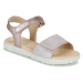 Geox J SANDAL HAITI GIRL Růžová