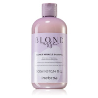 Inebrya BLONDesse Blonde Miracle Shampoo čisticí detoxikační šampon pro blond vlasy 300 ml