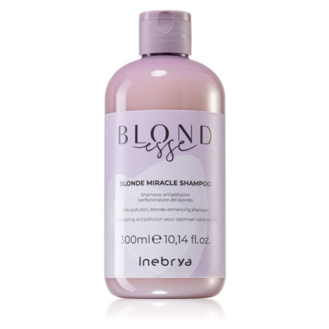 Inebrya BLONDesse Blonde Miracle Shampoo čisticí detoxikační šampon pro blond vlasy 300 ml