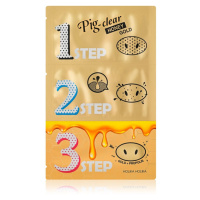 Holika Holika Pig Nose Honey Gold čisticí náplast na zanešené póry na nose 1 ks