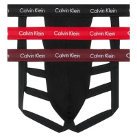 Calvin Klein 3 PACK - pánské slipy JOCK STRAP NB3054A-I20