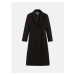 Kabát trussardi coat diagonal cloth černá