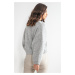 Dámský svetr Fobya Cardigan F1158 Grey