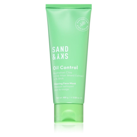 Sand & Sky Oil Control Clearing Face Mask normalizující hloubkově čisticí maska pro mastnou a pr