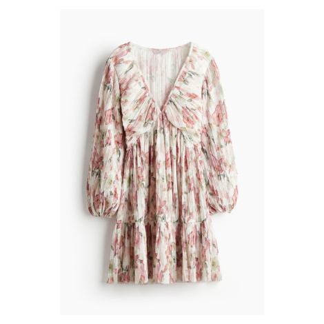 H & M - Plisované šaty - růžová H&M