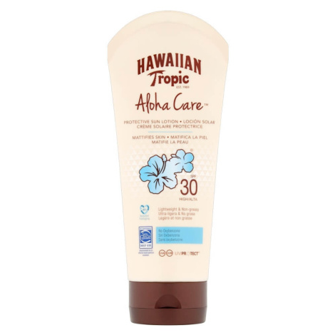 Hawaiian Tropic Opalovací mléko zmatňující SPF 30 Aloha Care (Protective Sun Lotion Mattifies Sk