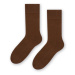 Steven 056 087 hnědé Pánské oblekové ponožky
