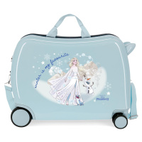 JOUMMABAGS Dětský kufřík na kolečkách - odražedlo - Disney Frozen - WINTER IS MY FAVORITE - 34L