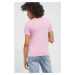 Tričko Hollister Co. fialová barva