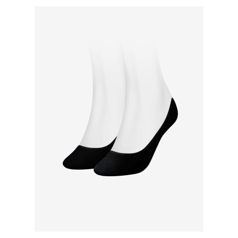 Sada dvou párů dámských ponožek v černé barvě Tommy Hilfiger Underwear