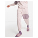 ASOS DESIGN co-ord oversized joggers with numerals monogram panel in dusty pink