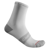 CASTELLI Cyklistické ponožky klasické - SUPERLEGGERA T 12 - černá/šedá