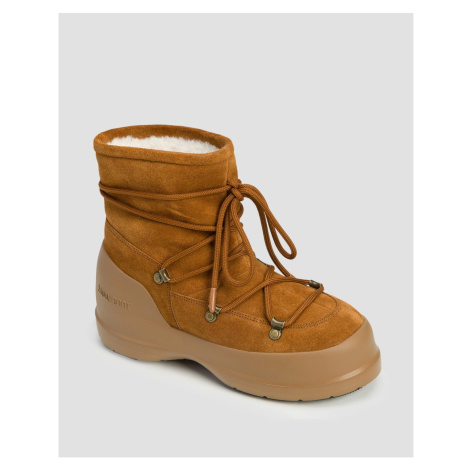 Dámské Hnědé Zimní Boty Moon Boot Luna Boot Suede